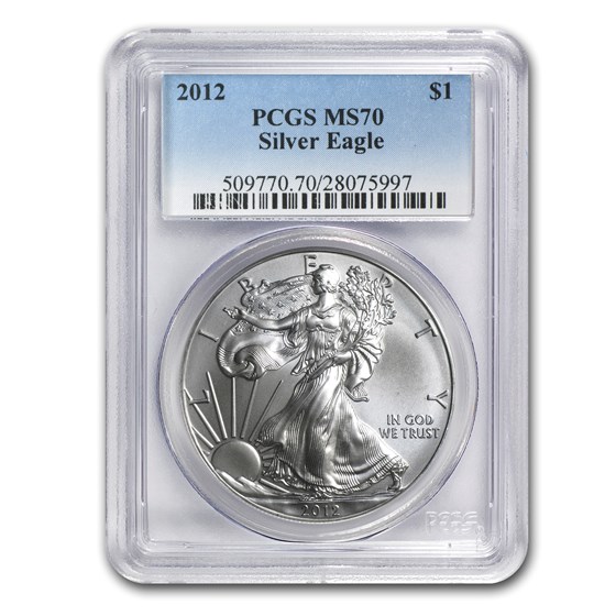 2012 Silver American Eagle MS-70 PCGS 2012 Silver American Eagle MS-70 PCGS